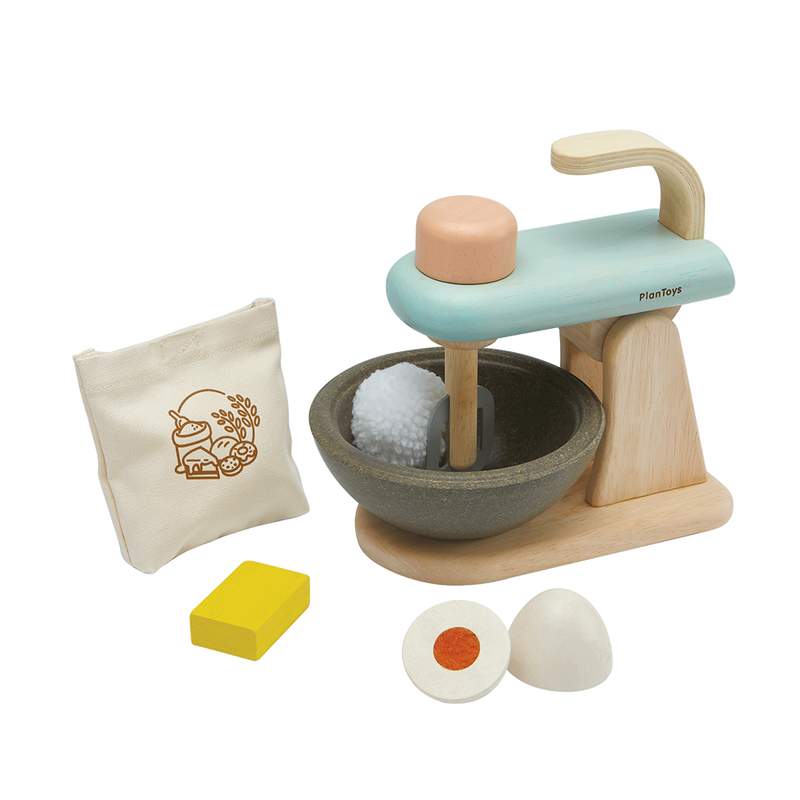 Wooden Stand Mixer Toy Set