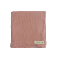 Peony Ribbed Stretch Swaddle Blanket