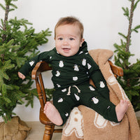 Snowman Hooded French Terry Set