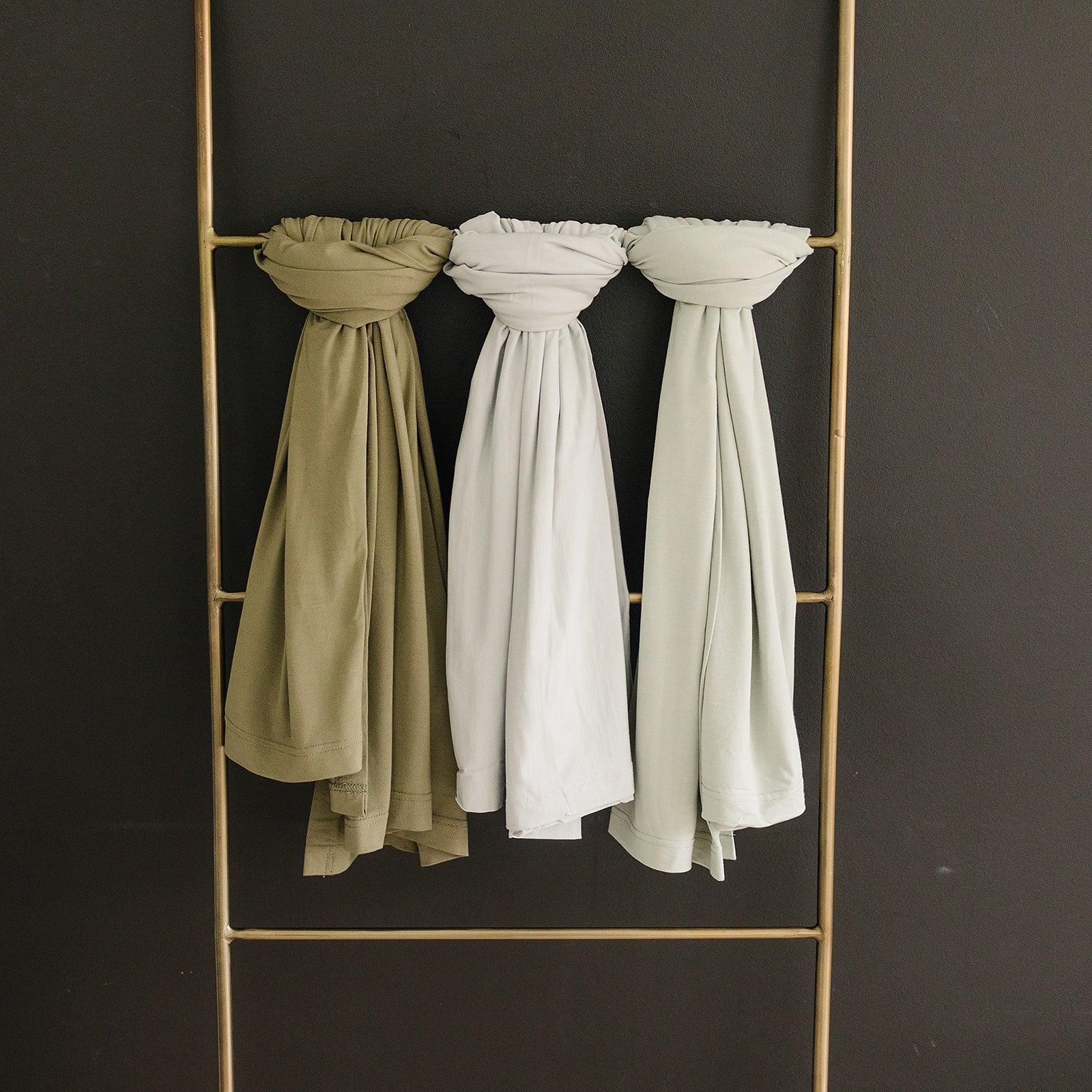 Olive Bamboo Stretch Swaddle Blanket