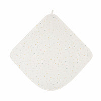 Dotty Organic Baby Hooded Towel