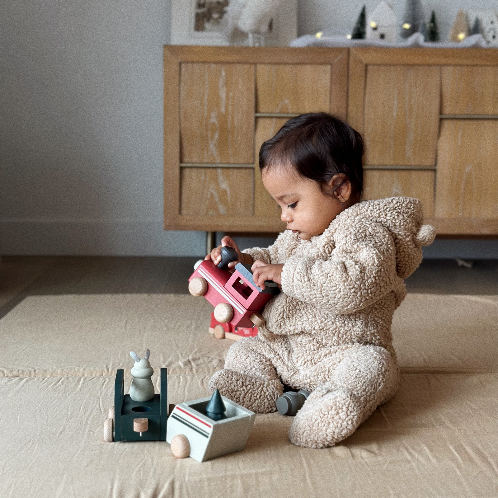 Cloud + Sandcastle Padded Play Mat