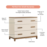 Lala Little 3-Drawer Dresser