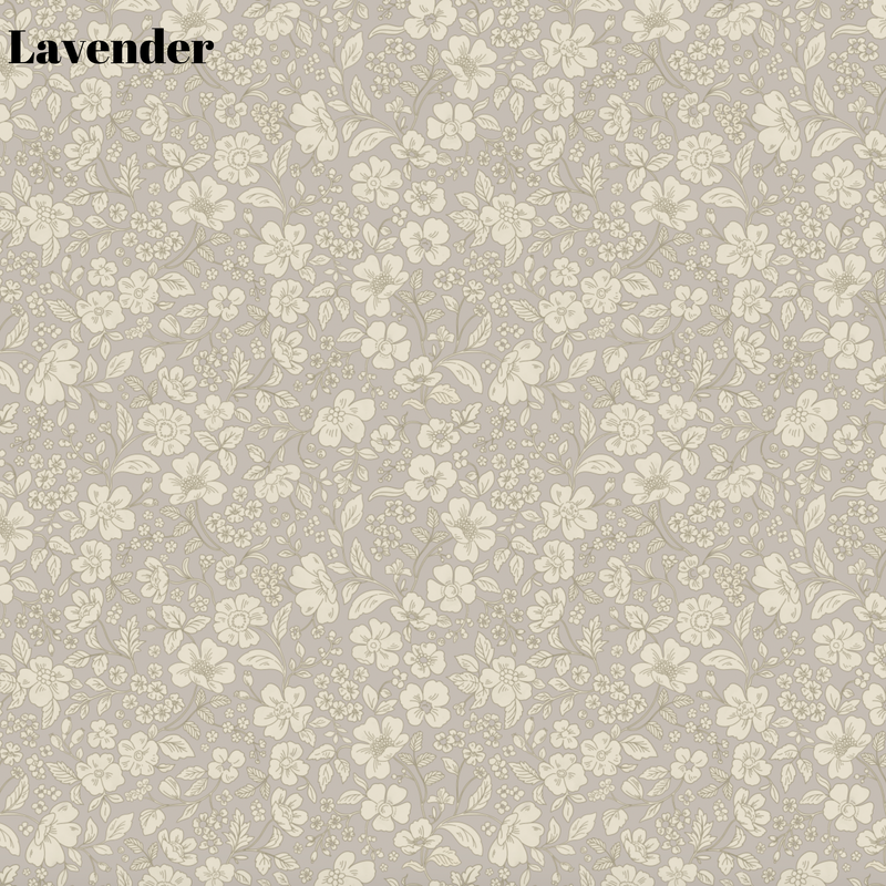 Lavender Floral Wallpaper