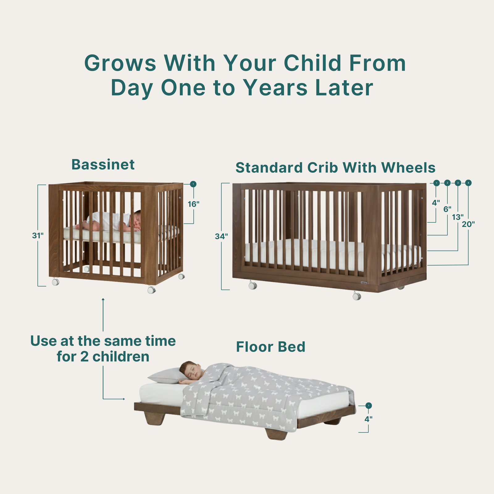 Spirit 8-in-1 Convertible Crib