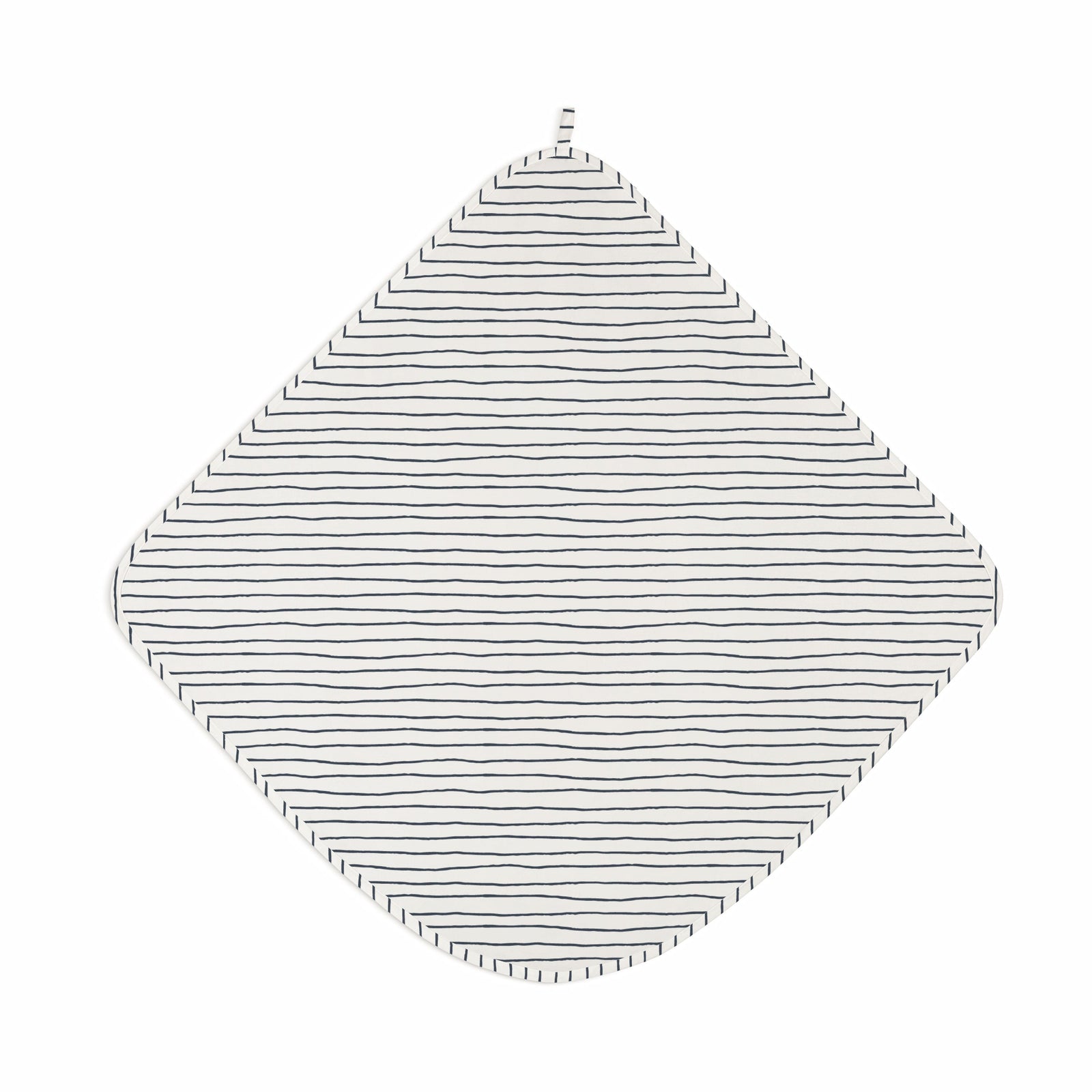 Navy Stripes Organic Baby Towel