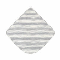 Navy Stripes Organic Baby Towel