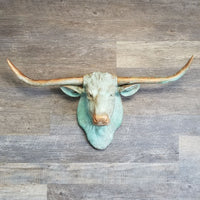 Faux Texas Longhorn Sculpture