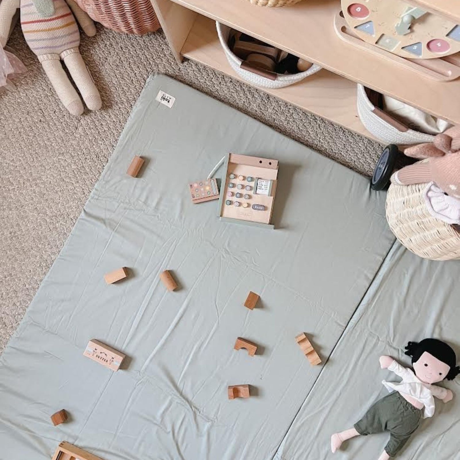 Sage + Breeze Padded Play Mat