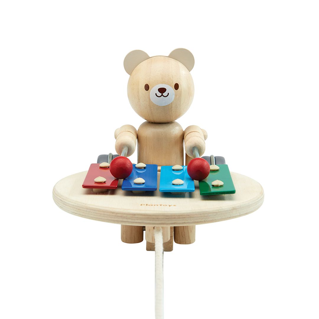 Pull-Along Musical Bear Toy
