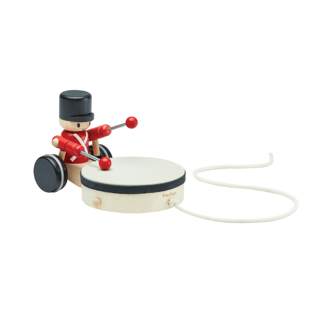 Pull Along Drummer Toy