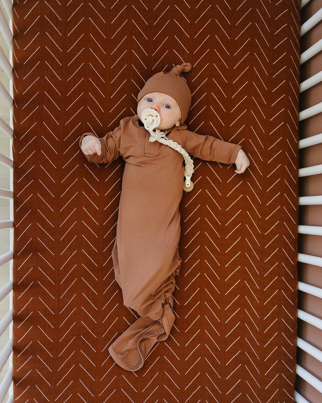 Rust Color Crib Rust Mudcloth Crib Sheet – Project Nursery