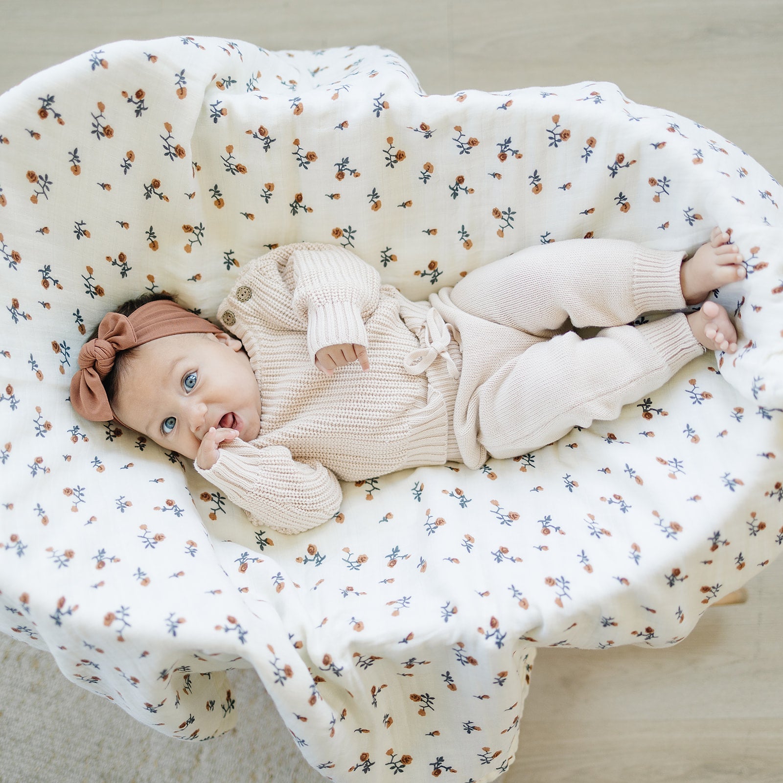 Floral deals Newborn Quilt