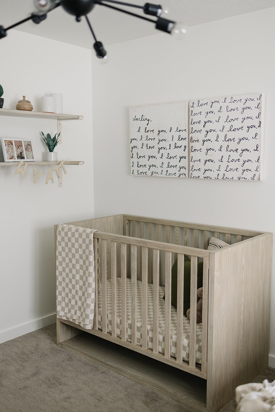 Checkered crib sheets hotsell