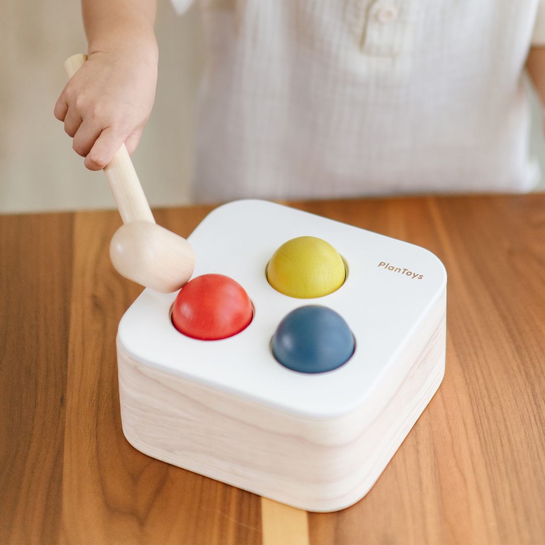 Punch + Drop Bin Toy