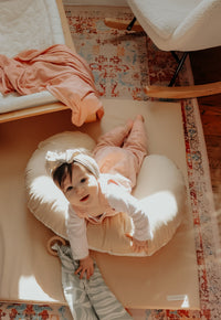 Peony Ribbed Stretch Swaddle Blanket
