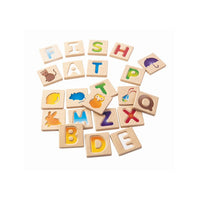Alphabet A-Z Gradient Tile Set