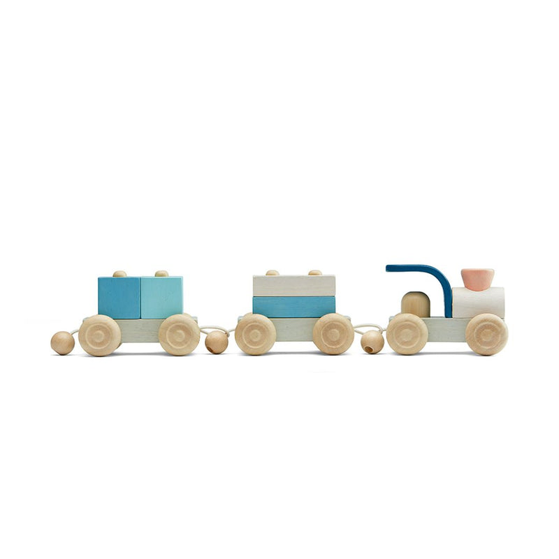 Wooden Stacking Train Trio Toy - Orchard