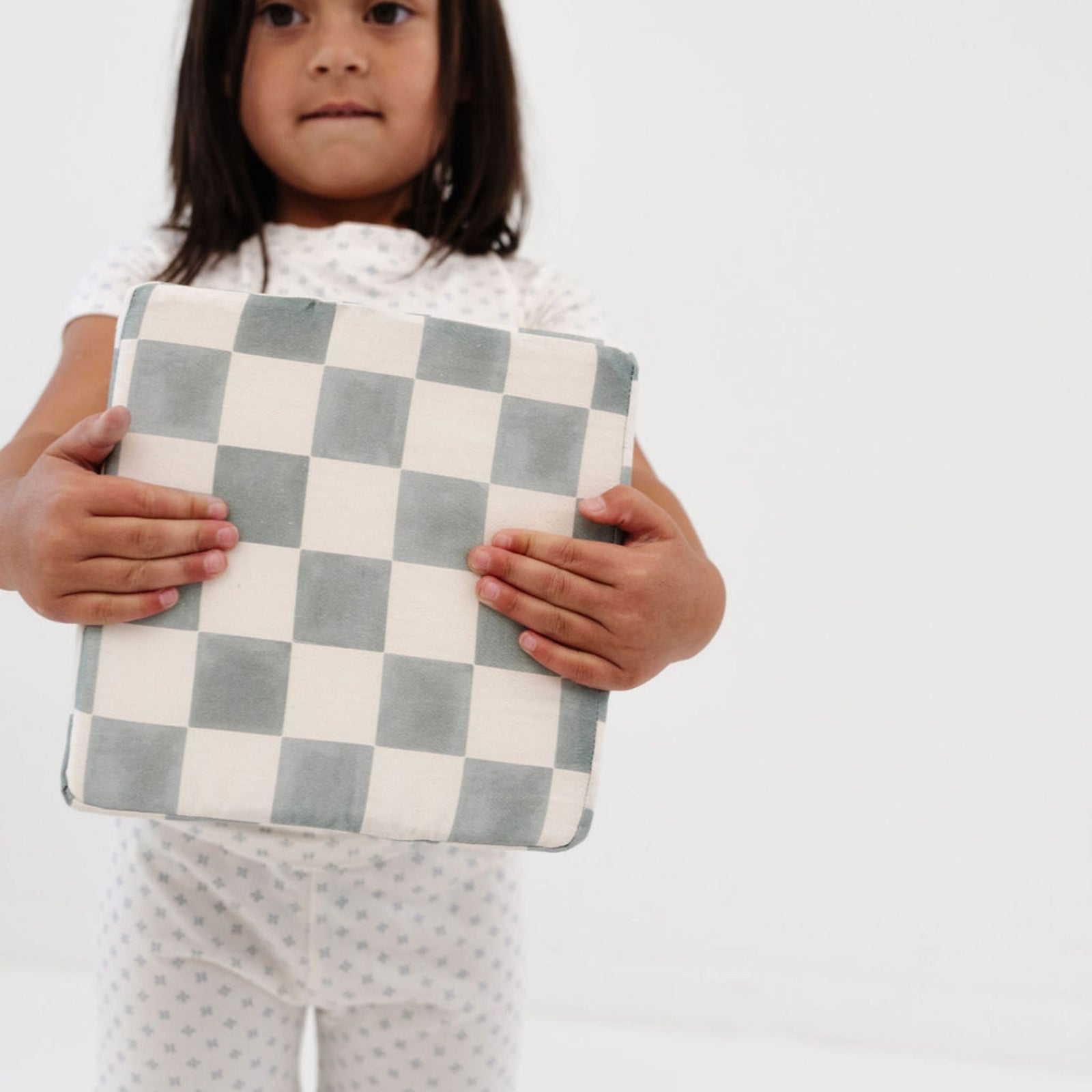 Toki Kids x Project Nursery Checker Play Cube - Matcha