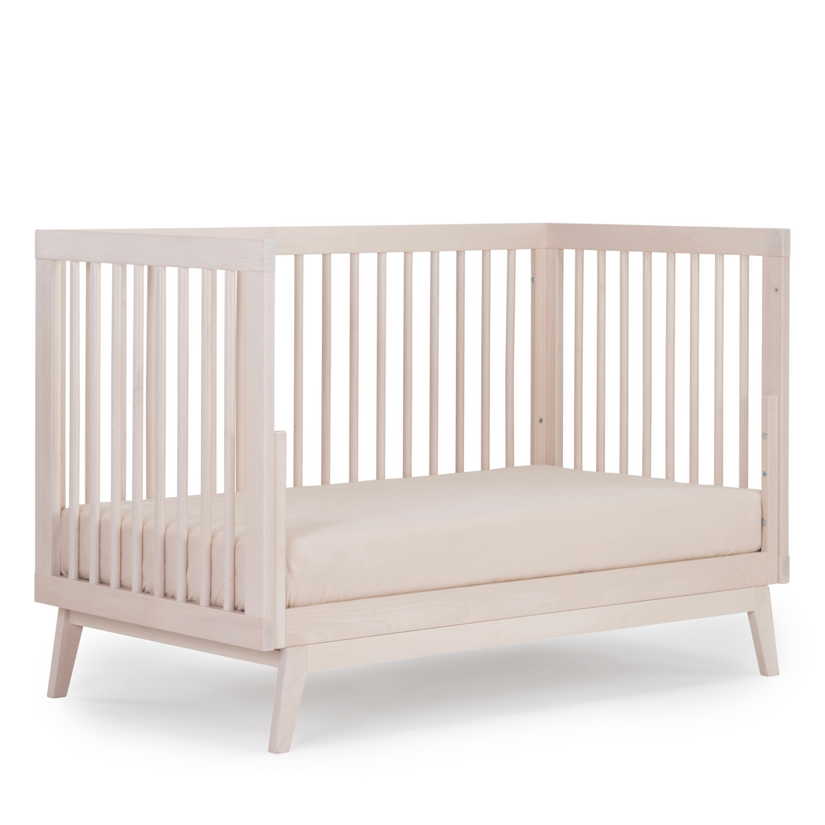 Soho Convertible Crib in Wash converted to daybed