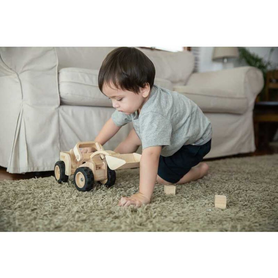 Wooden Bulldozer Toy