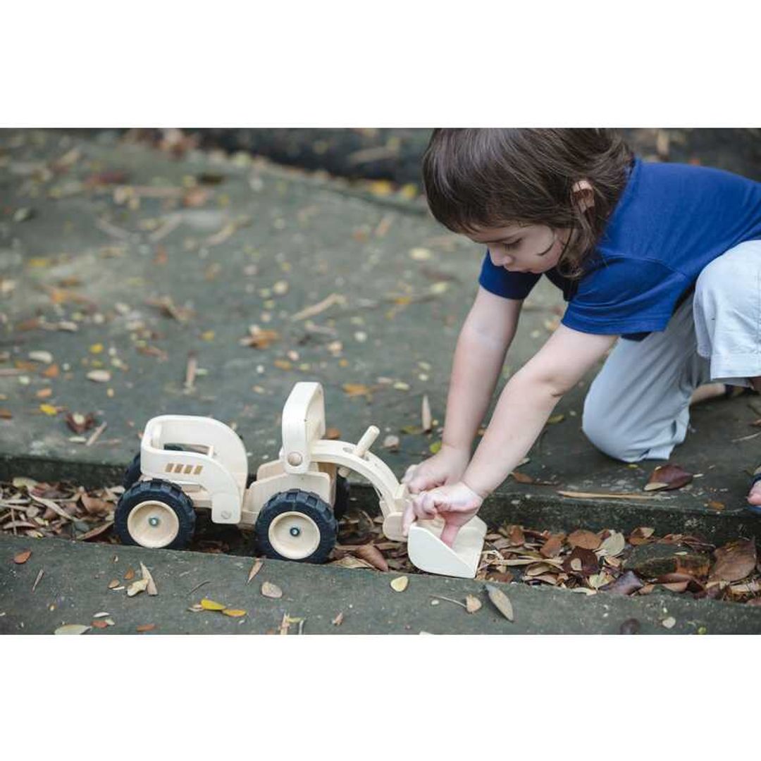Wooden Bulldozer Toy