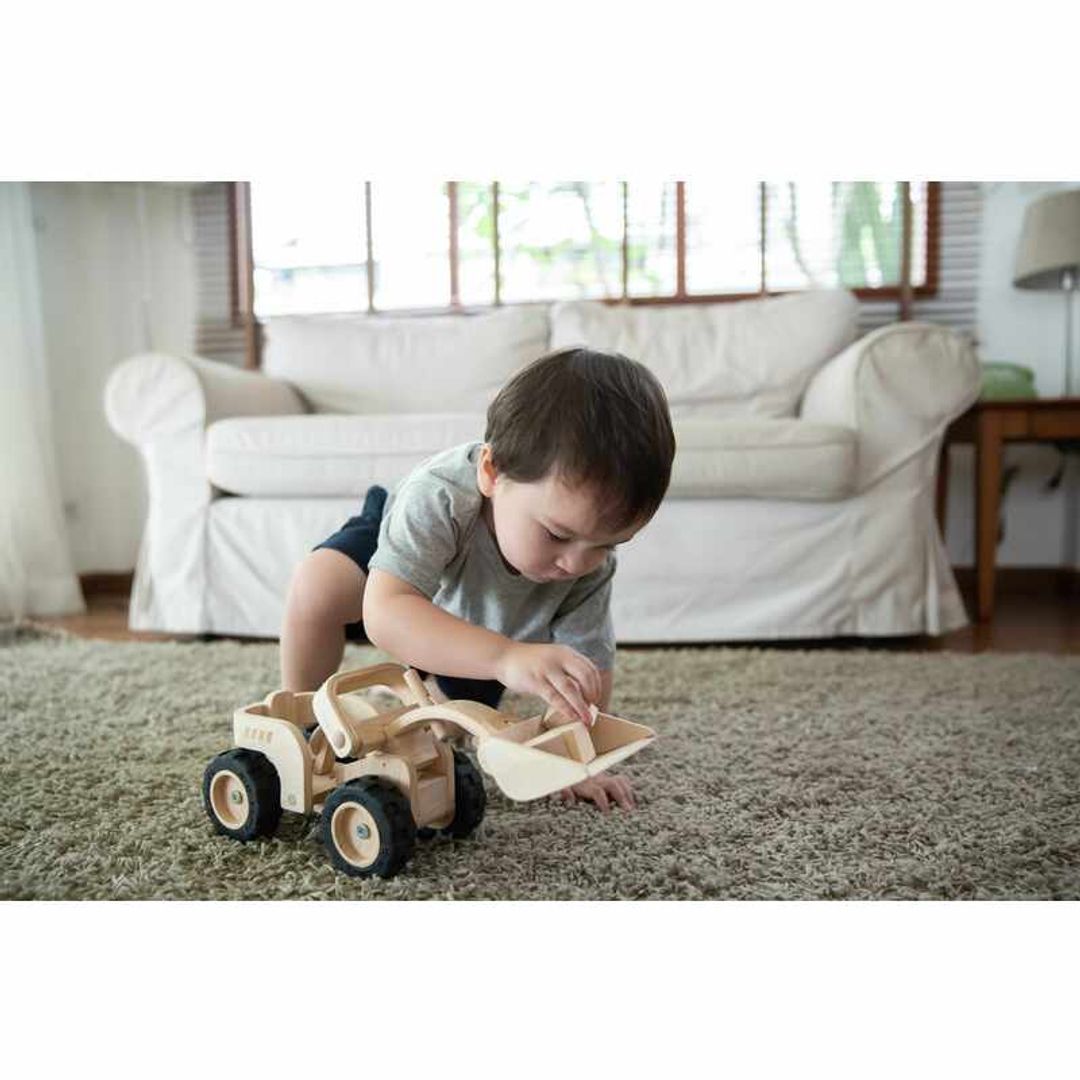 Wooden Bulldozer Toy