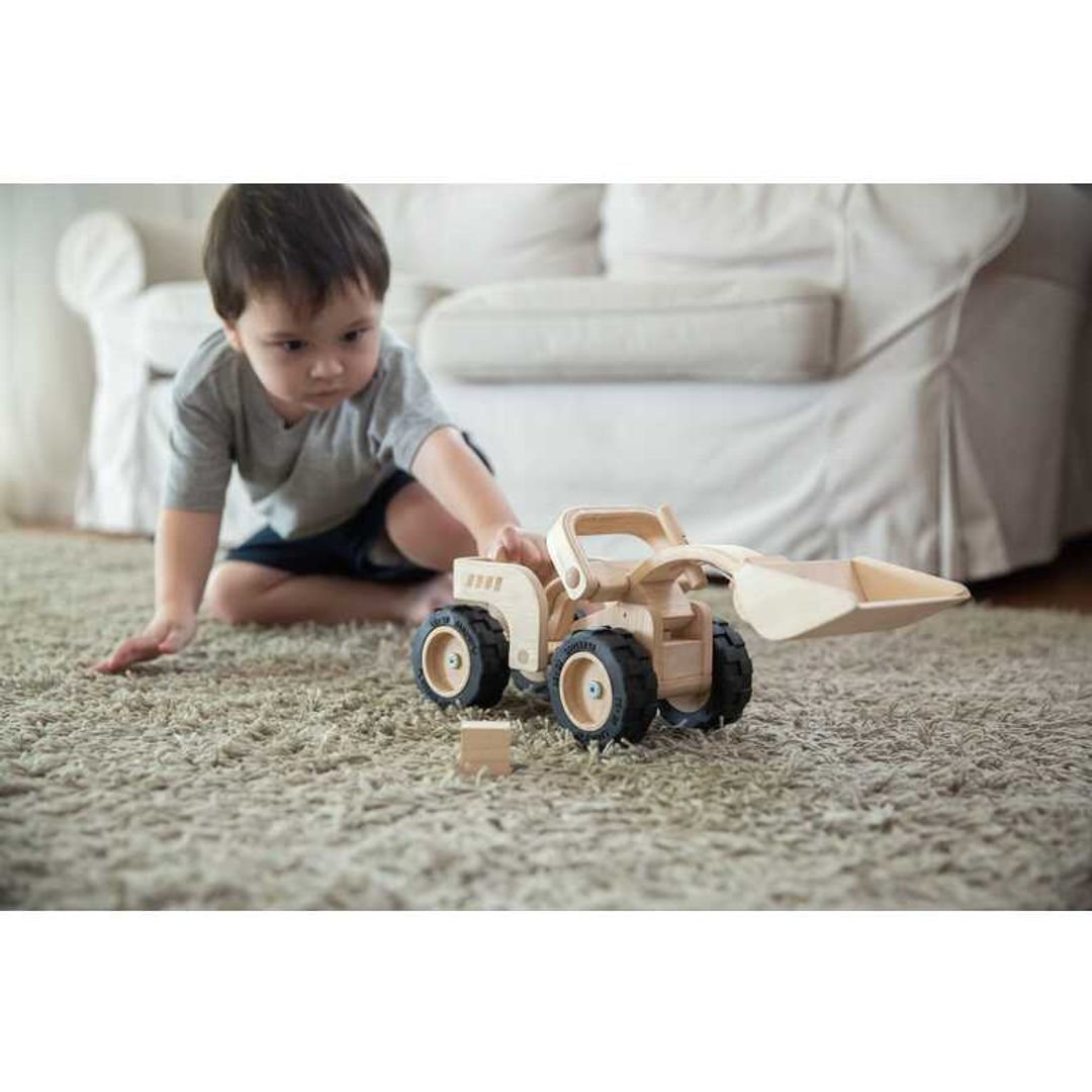 Wooden Bulldozer Toy