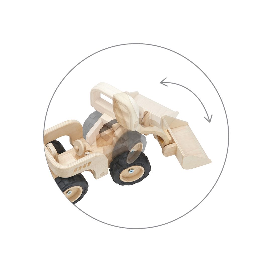 Wooden Bulldozer Toy
