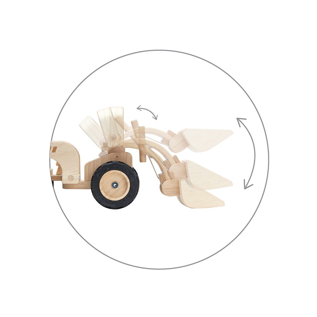 Wooden Bulldozer Toy