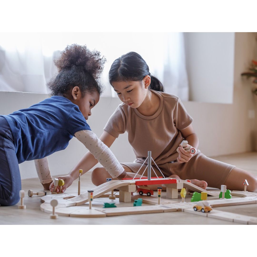 Wooden Road System Toy