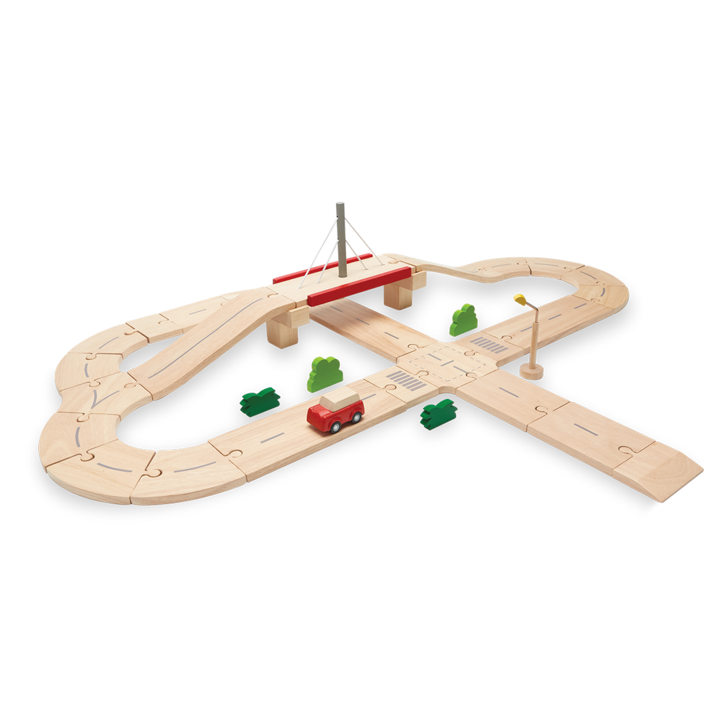 Wooden Road System Toy