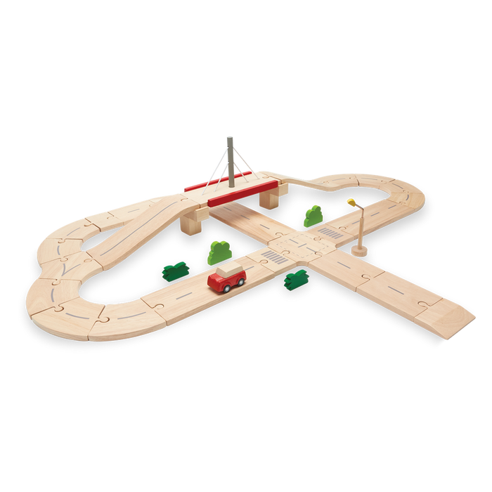 Wooden Road System Toy