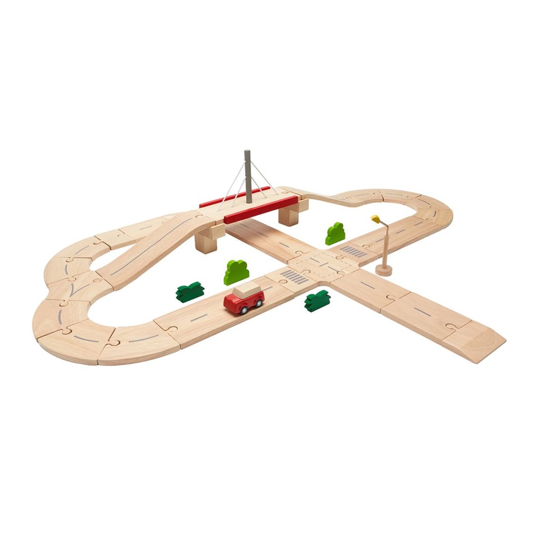 Wooden Road System Toy