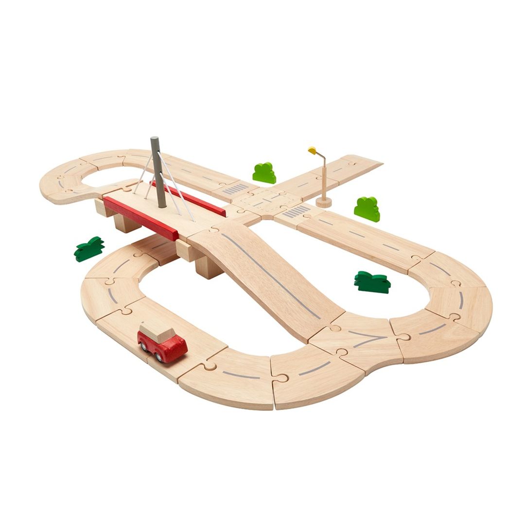 Wooden Road System Toy