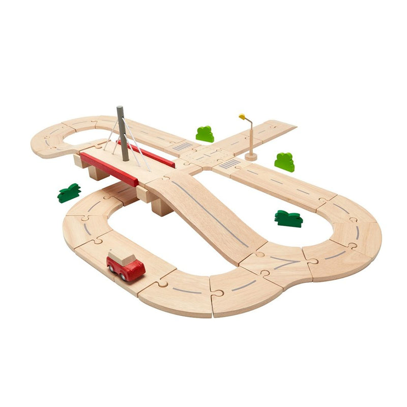 Wooden Road System Toy