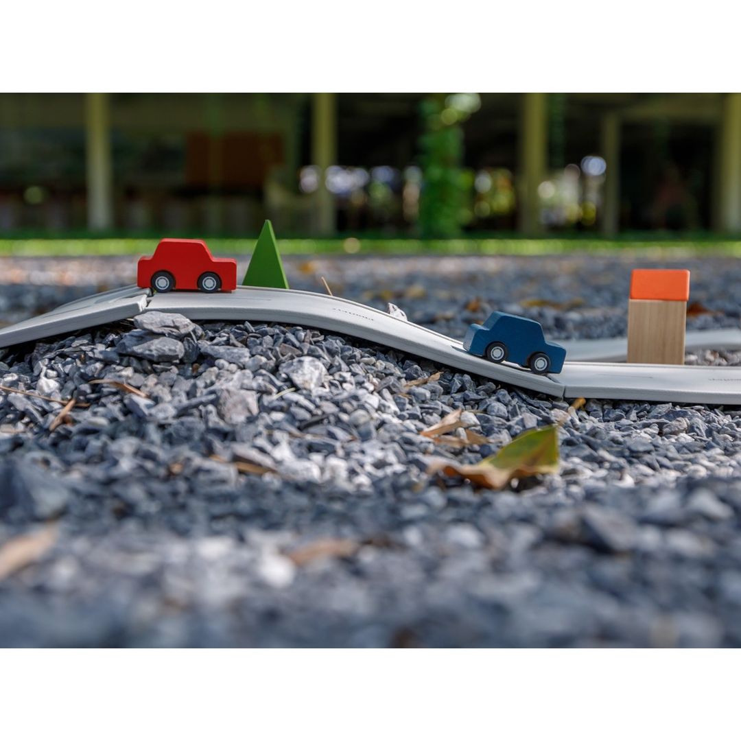 Rubber Road + Rail Toy Set - Medium