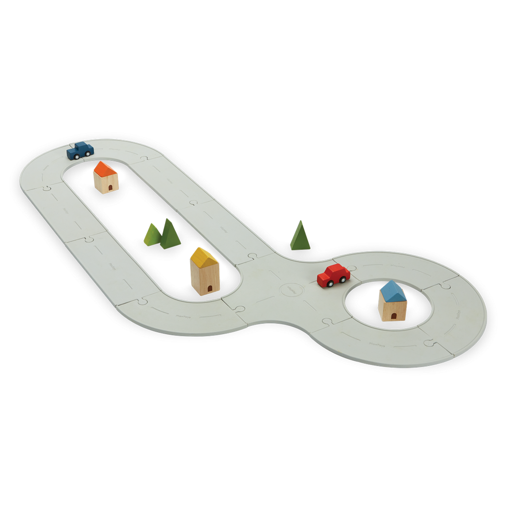 Rubber Road + Rail Toy Set - Medium