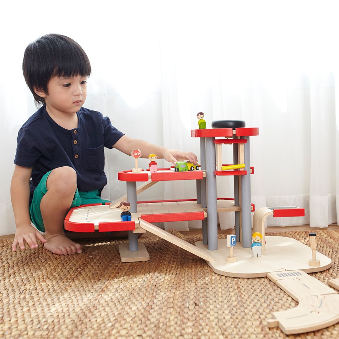 Parking Garage Toy Set
