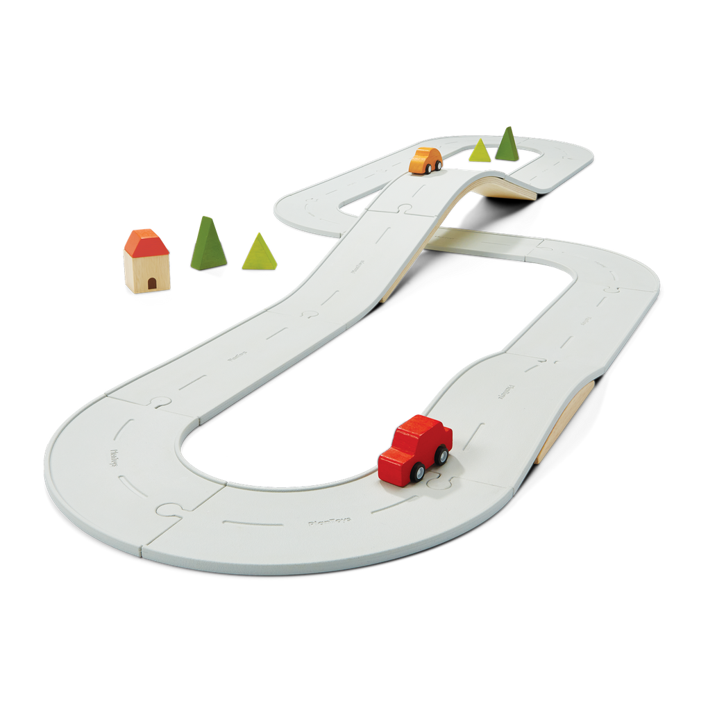 Rubber Road + Rail Toy Set – Large