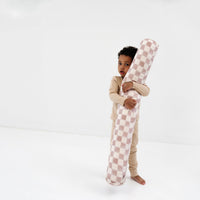 Toki Mats x Project Nursery Checker Support Pillow - Gumdrop