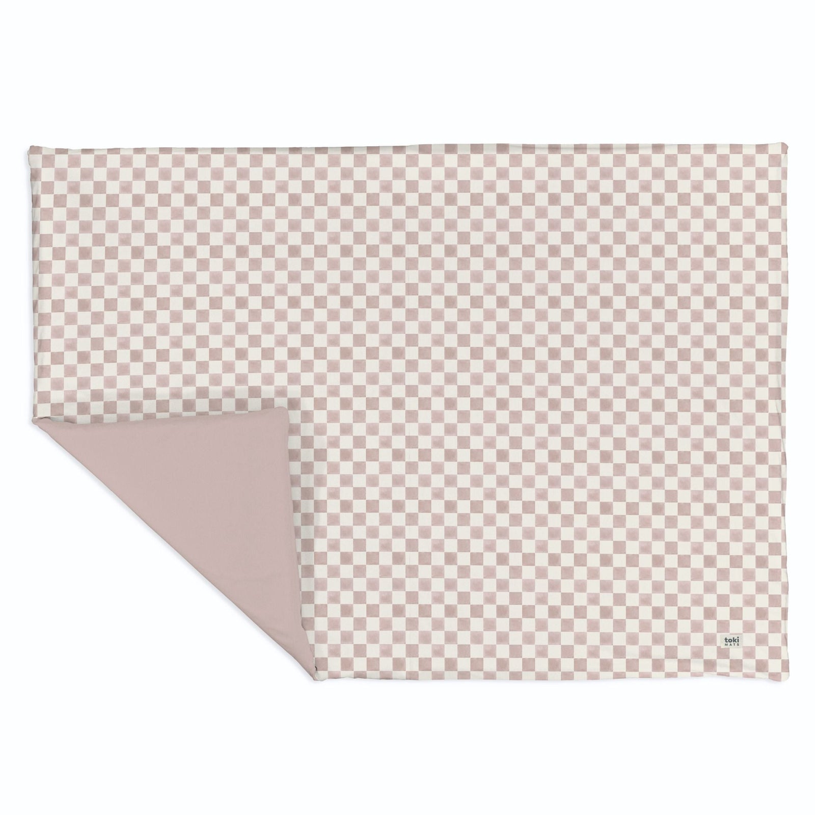 Toki Kids x Project Nursery Checker Padded Play Mat - Gumdrop