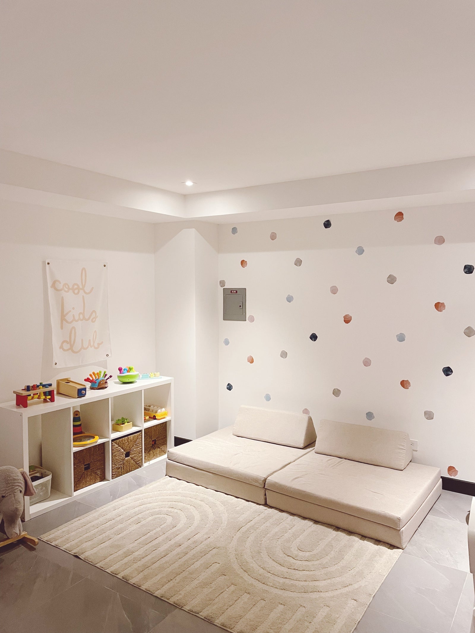 Forest Watercolor Polkadot Wall Decals
