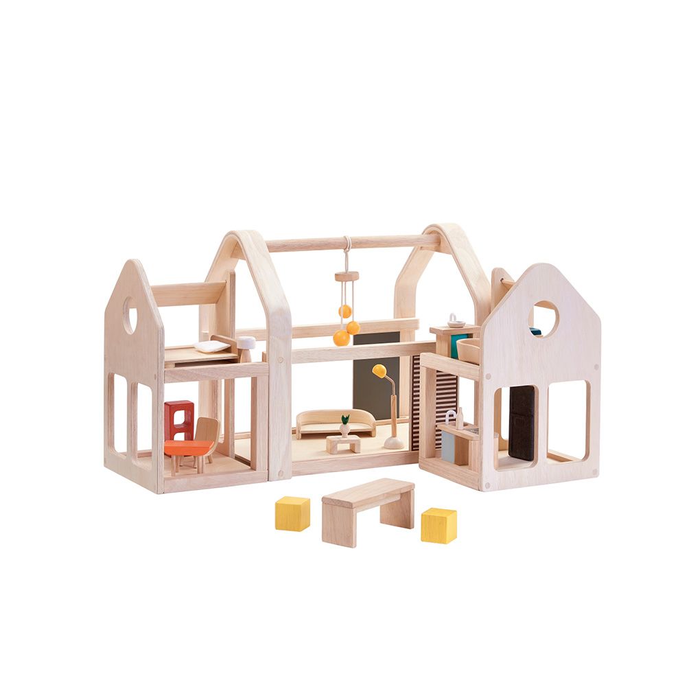 Slide-N-Go Portable Dollhouse Set