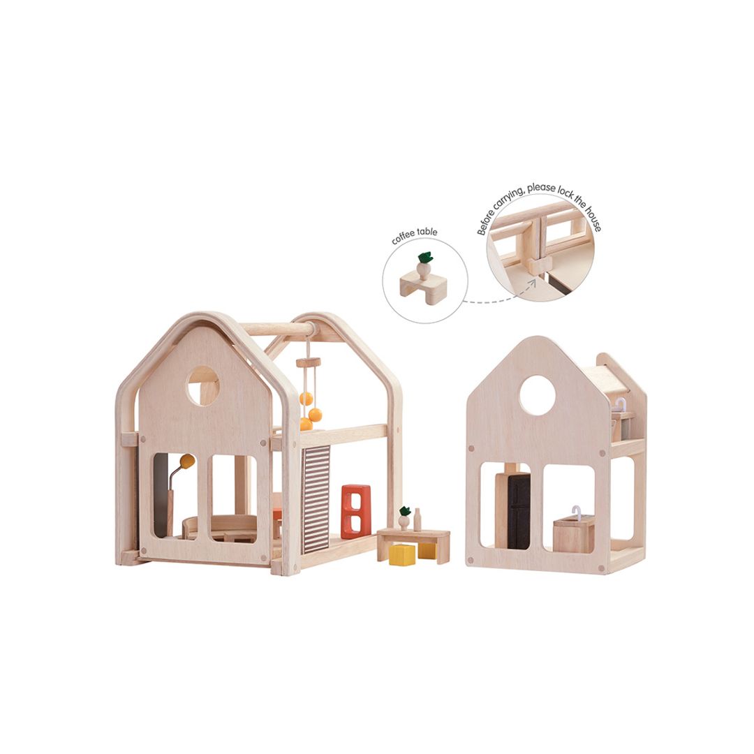 Slide-N-Go Portable Dollhouse Set
