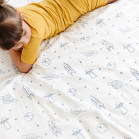 Celestial Organic Crib Sheet
