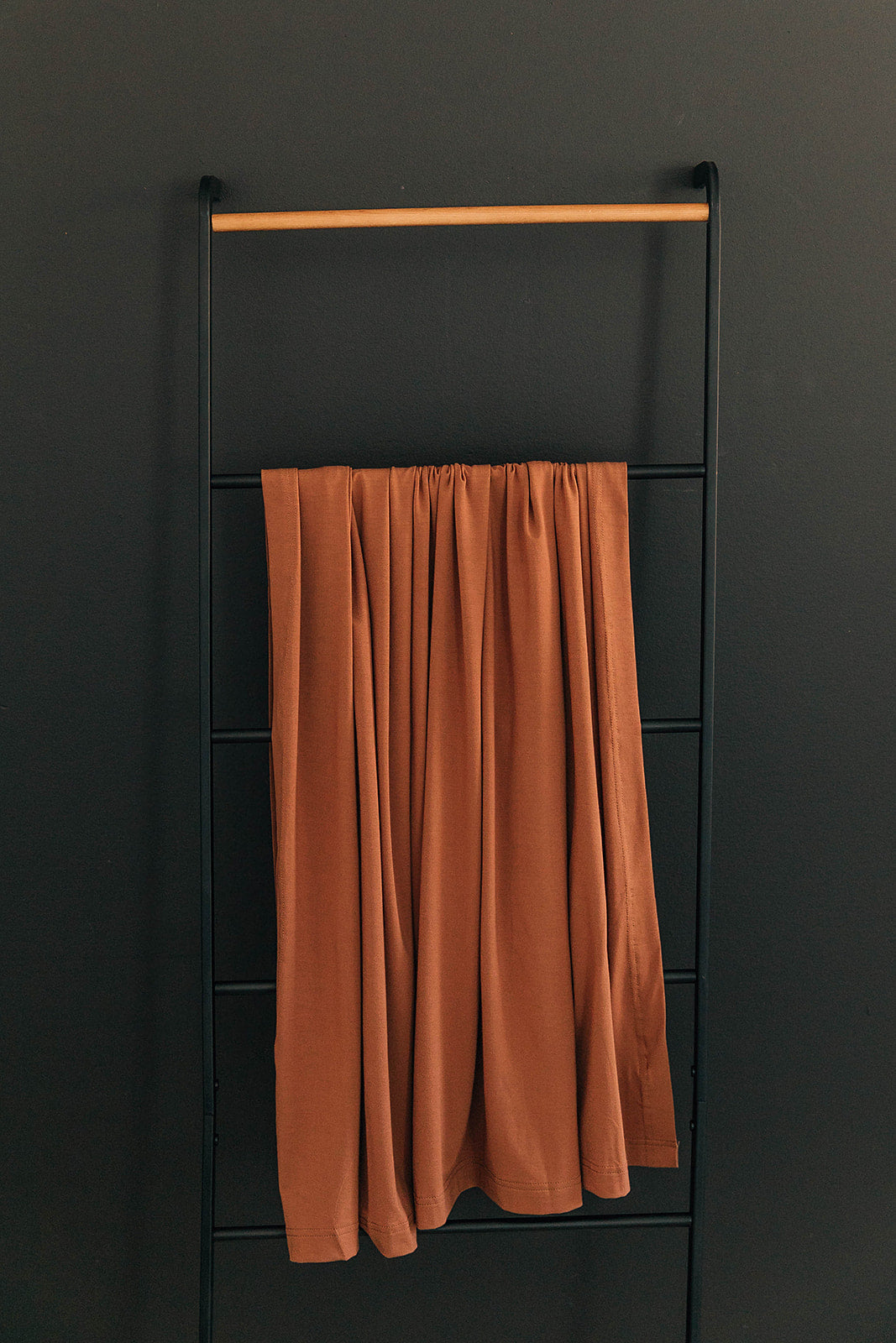 Rust Bamboo Stretch Swaddle Blanket