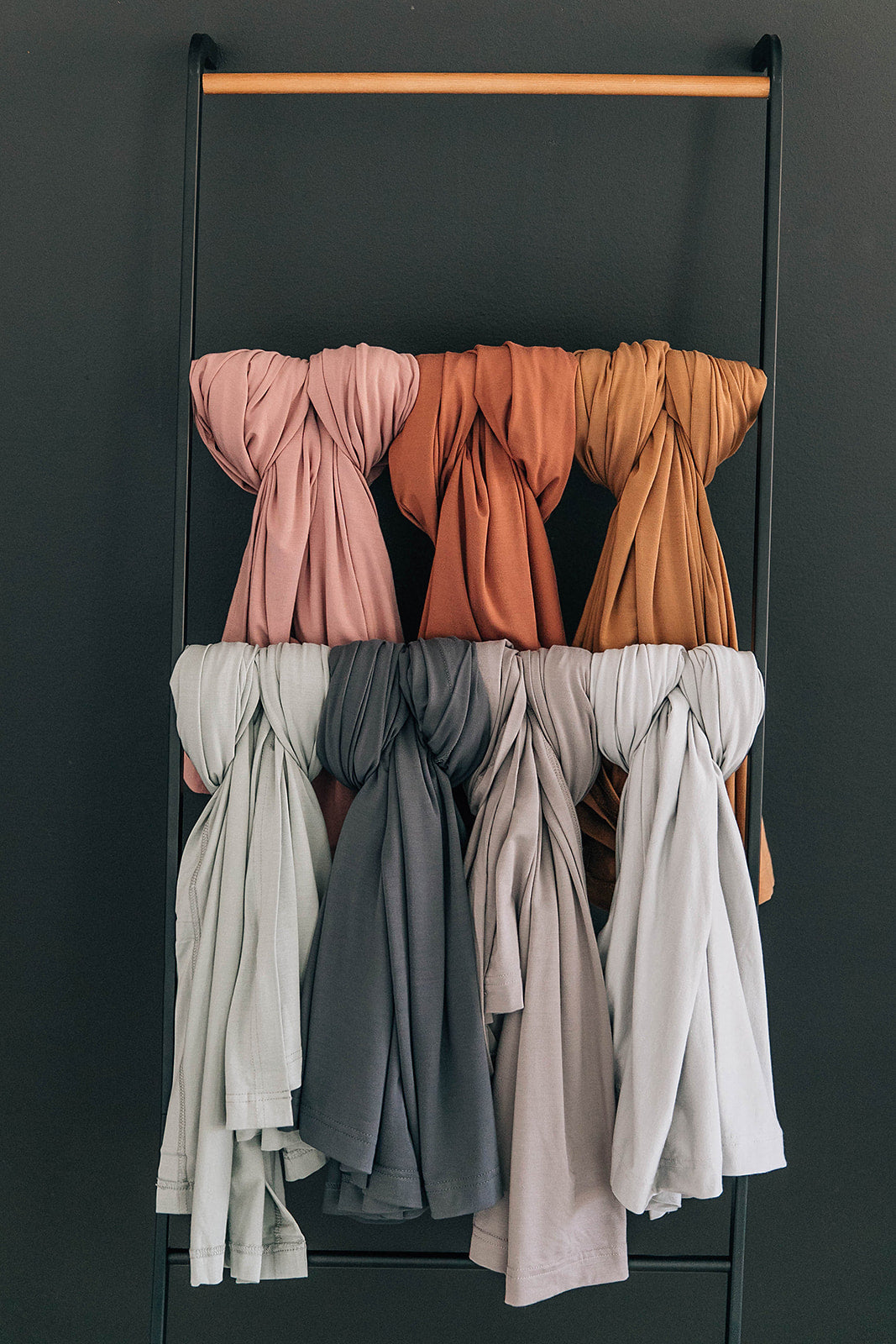 Rust Bamboo Stretch Swaddle Blanket