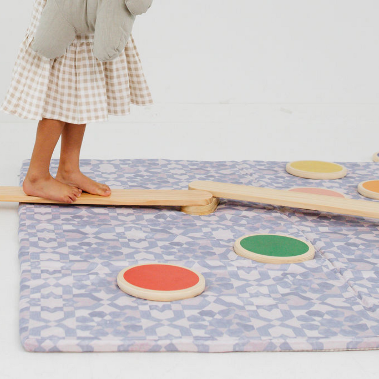 Blue Tile Padded Play Mat