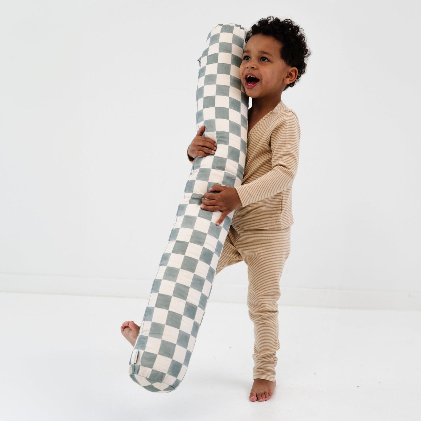 Toki Kids x Project Nursery Checker Support Pillow - Matcha